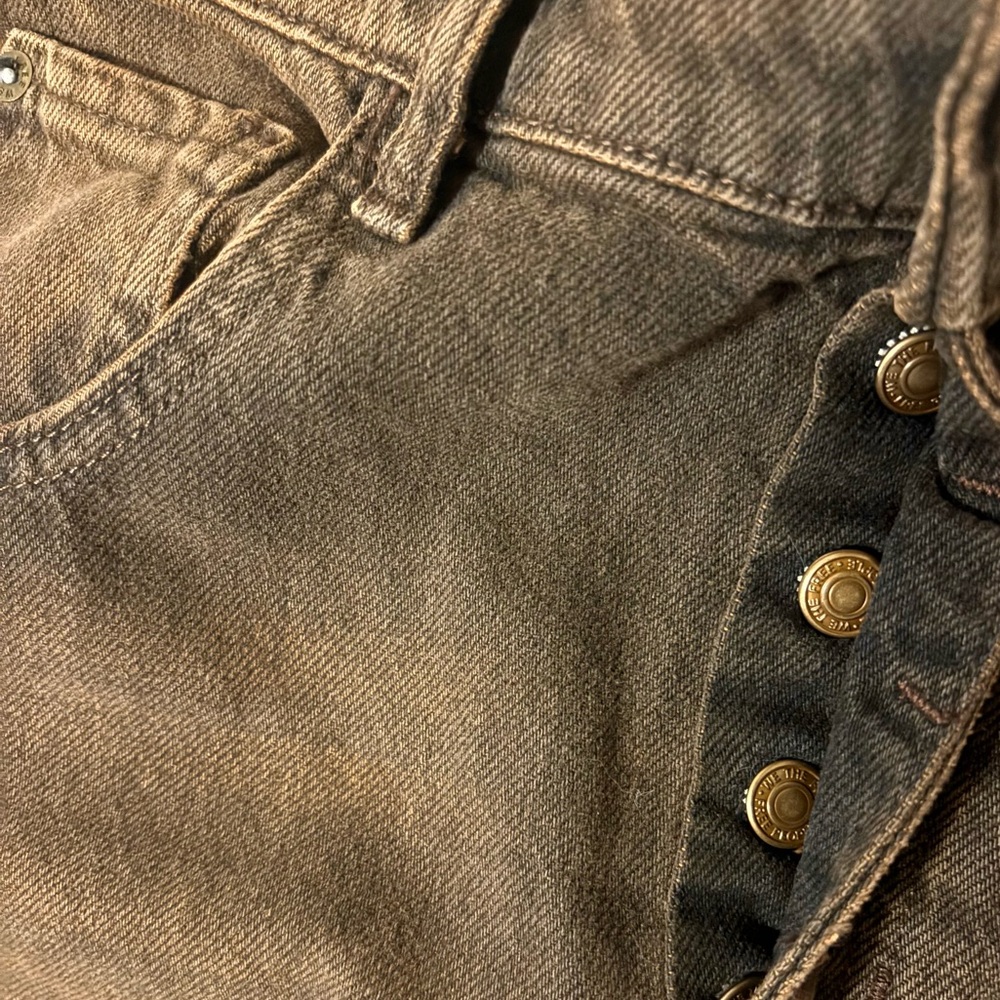 🔥Free People Good Luck Mid-Rise Barrel Jeans In Root Beer We The Free - Picture 5 of 14